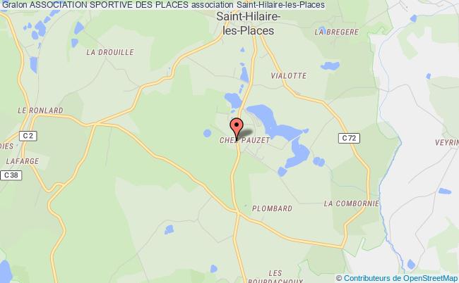 plan association Association Sportive Des Places Saint-Hilaire-les-Places