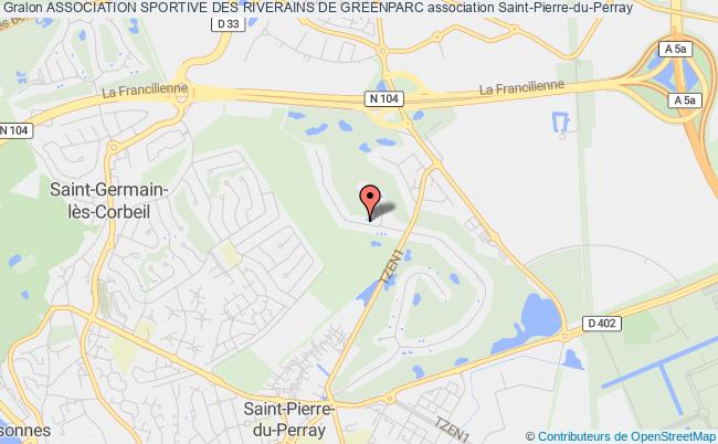 plan association Association Sportive Des Riverains De Greenparc Saint-Pierre-du-Perray