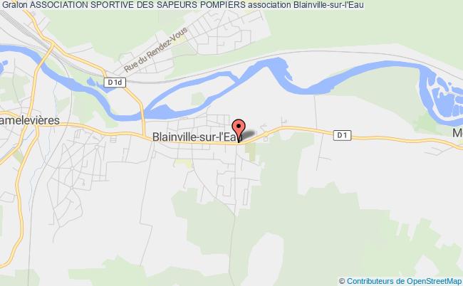 plan association Association Sportive Des Sapeurs Pompiers Blainville-sur-l'Eau