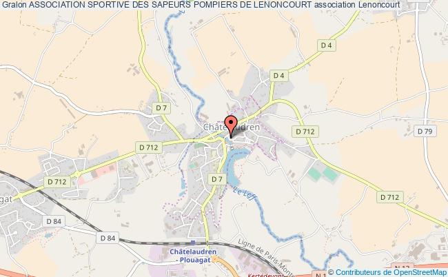 plan association Association Sportive Des Sapeurs Pompiers De Lenoncourt Lenoncourt