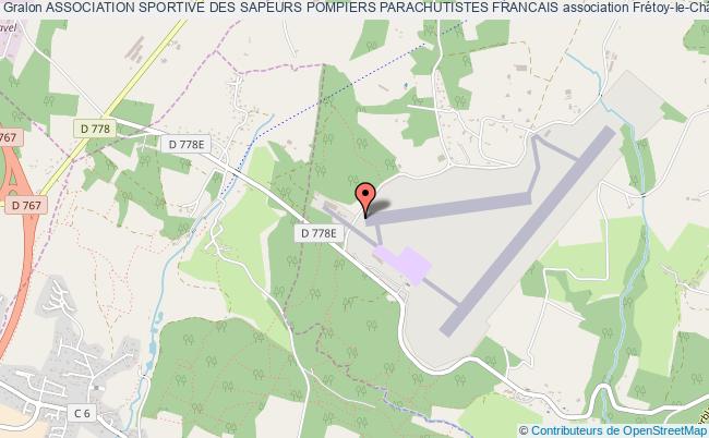 plan association Association Sportive Des Sapeurs Pompiers Parachutistes Francais Frétoy-le-Château
