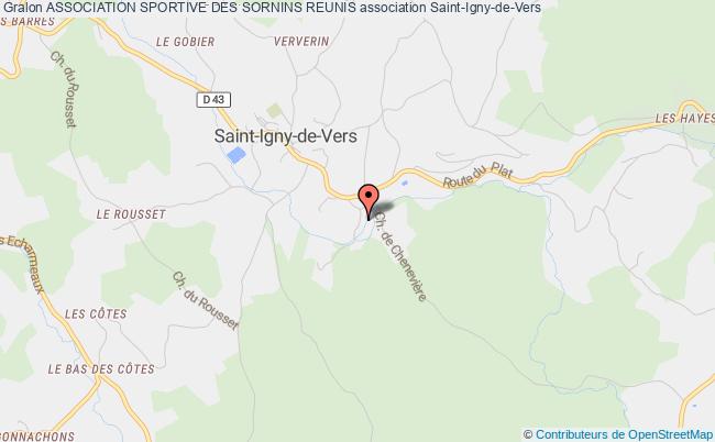 plan association Association Sportive Des Sornins Reunis Saint-Igny-de-Vers