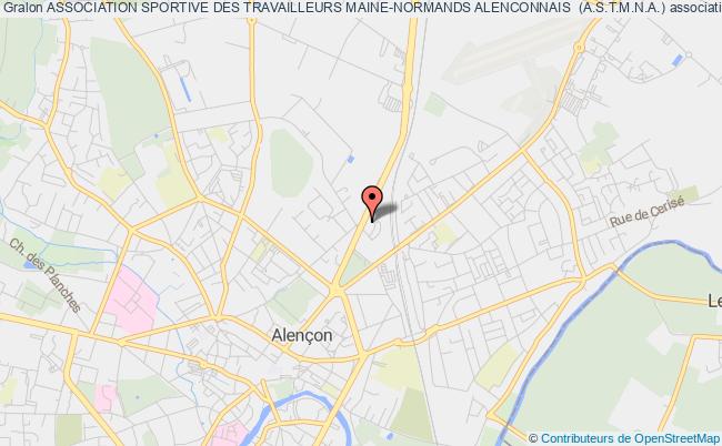 plan association Association Sportive Des Travailleurs Maine-normands Alenconnais  (a.s.t.m.n.a.) 