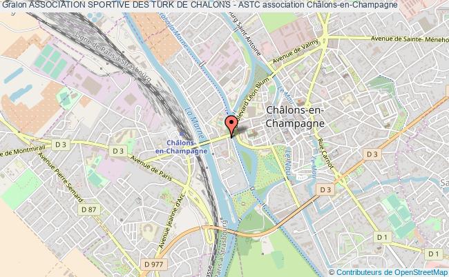 plan association Association Sportive Des Turk De Chalons - Astc Châlons-en-Champagne