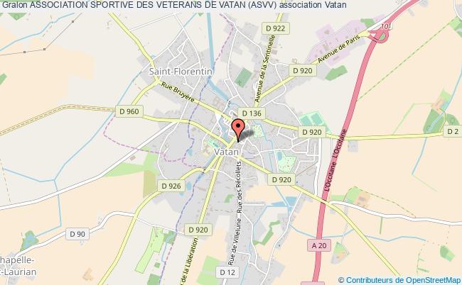 plan association Association Sportive Des Veterans De Vatan (asvv) Vatan