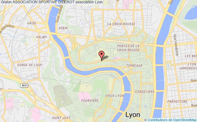 plan association Association Sportive Diderot Lyon