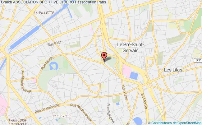 plan association Association Sportive Diderot Paris