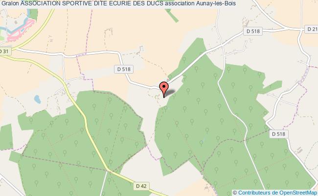 plan association Association Sportive Dite Ecurie Des Ducs Aunay-les-Bois
