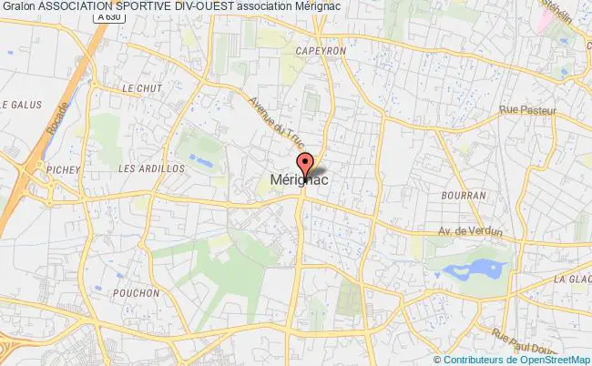 plan association Association Sportive Div-ouest Mérignac