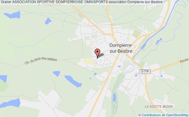 plan association Association Sportive Dompierroise Omnisports Dompierre-sur-Besbre