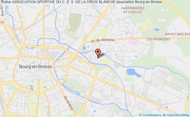 plan association Association Sportive Du C. E. S. De La Croix Blanche Bourg-en-Bresse
