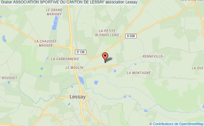 plan association Association Sportive Du Canton De Lessay Lessay