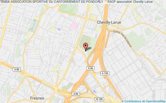 plan association Association Sportive Du Cantonnement De Pondorly     Ascp Chevilly-Larue