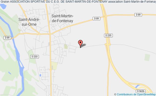 plan association Association Sportive Du C.e.g. De Saint-martin-de-fontenay Saint-Martin-de-Fontenay
