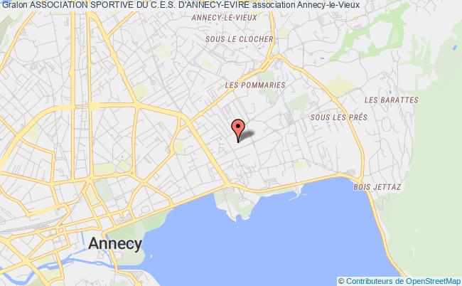 plan association Association Sportive Du C.e.s. D'annecy-evire Annecy-le-Vieux