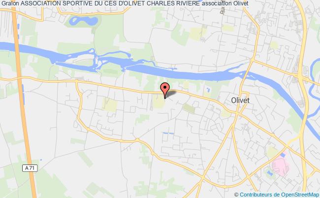 plan association Association Sportive Du Ces D'olivet Charles Riviere Olivet