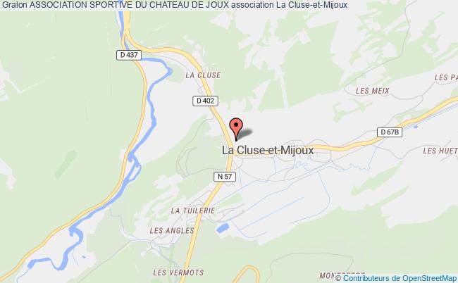 plan association Association Sportive Du Chateau De Joux La    Cluse-et-Mijoux
