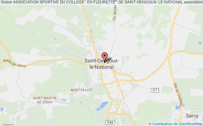 ASSOCIATION SPORTIVE DU COLLEGE ' EN FLEURETTE ' DE SAINT-GENGOUX- LE-NATIONAL