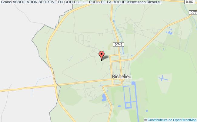 plan association Association Sportive Du College 'le Puits De La Roche' Richelieu