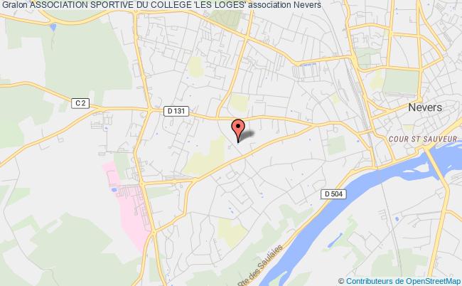 plan association Association Sportive Du College 'les Loges' Nevers