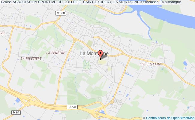 plan association Association Sportive Du CollÈge  Saint-exupÉry, La Montagne La    Montagne