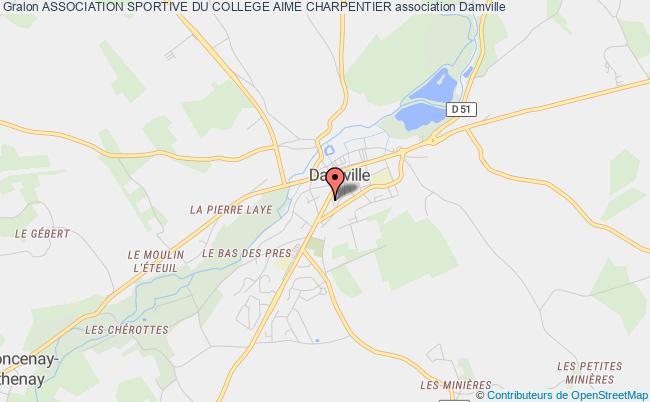plan association Association Sportive Du College Aime Charpentier Damville