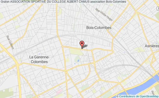plan association Association Sportive Du College Albert Camus Bois-Colombes