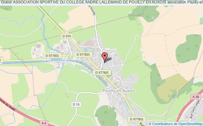 plan association Association Sportive Du College Andre Lallemand De Pouilly En Auxois Pouilly-en-Auxois