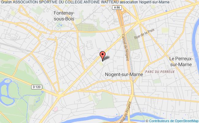 plan association Association Sportive Du College Antoine Watteau Nogent-sur-Marne