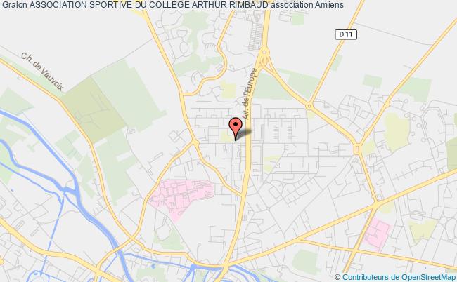 plan association Association Sportive Du College Arthur Rimbaud Amiens