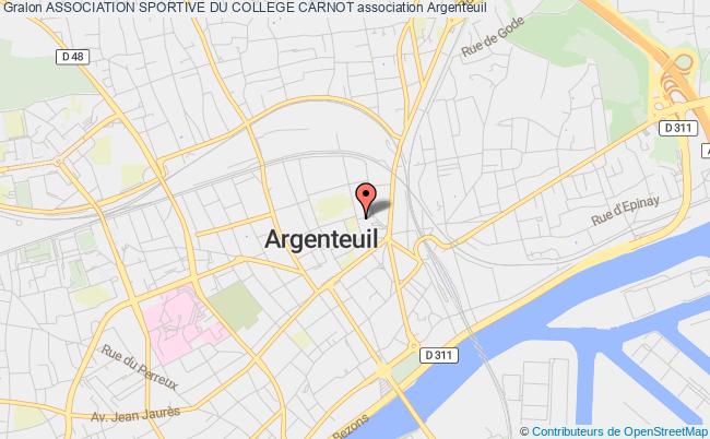 plan association Association Sportive Du College Carnot Argenteuil
