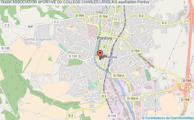 plan association Association Sportive Du College Charles Langlais Pontivy
