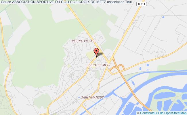 plan association Association Sportive Du College Croix De Metz Toul