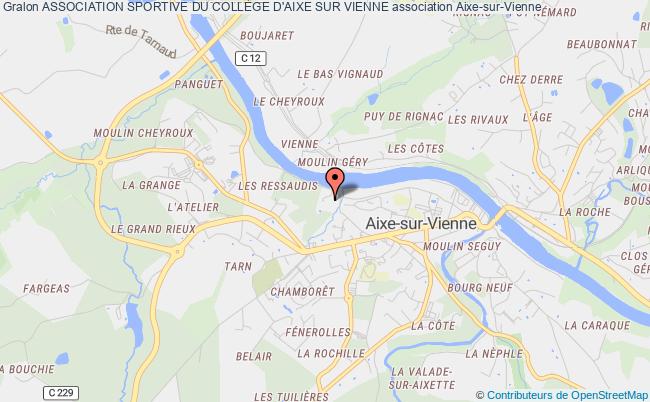 plan association Association Sportive Du CollÈge D'aixe Sur Vienne Aixe-sur-Vienne