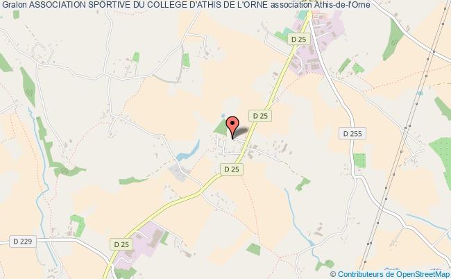 plan association Association Sportive Du College D'athis De L'orne Athis-de-l'Orne
