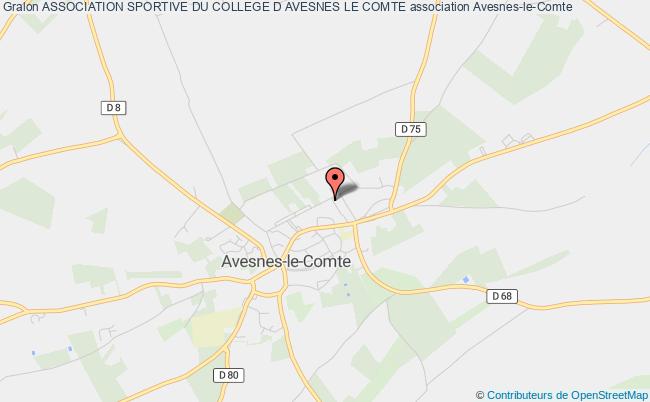 plan association Association Sportive Du College D Avesnes Le Comte Avesnes-le-Comte