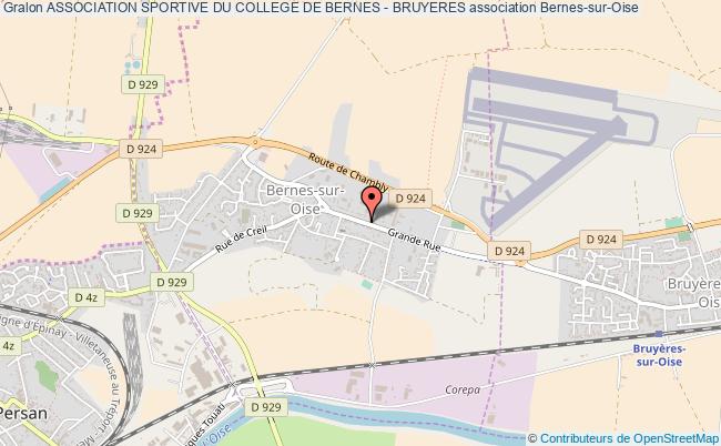 plan association Association Sportive Du College De Bernes - Bruyeres Bernes-sur-Oise