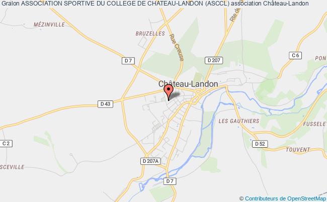 plan association Association Sportive Du College De Chateau-landon (asccl) Château-Landon
