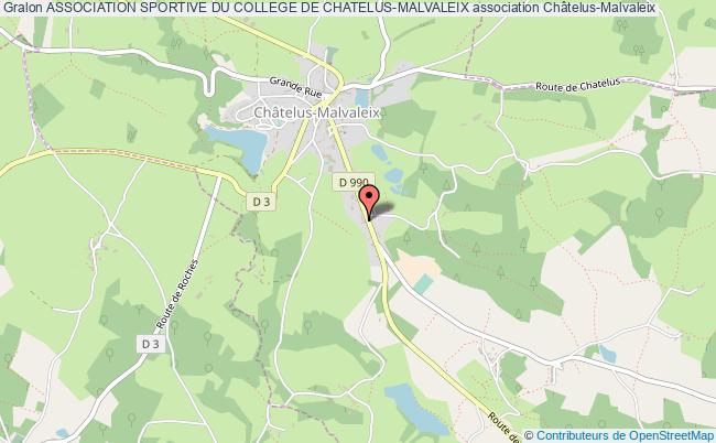 plan association Association Sportive Du College De Chatelus-malvaleix Châtelus-Malvaleix