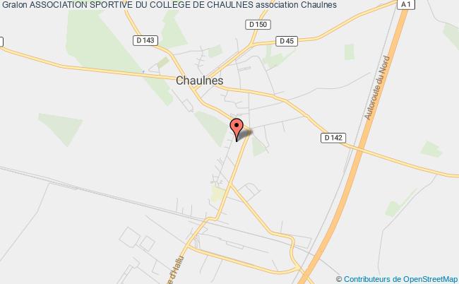 plan association Association Sportive Du College De Chaulnes Chaulnes