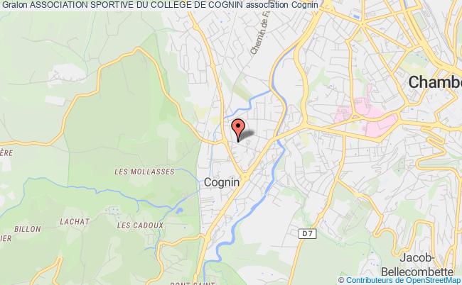 plan association Association Sportive Du College De Cognin Cognin
