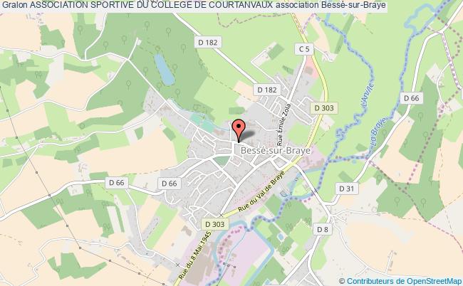 plan association Association Sportive Du College De Courtanvaux Bessé-sur-Braye