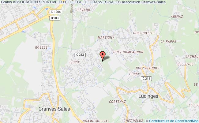 plan association Association Sportive Du College De Cranves-sales Cranves-Sales