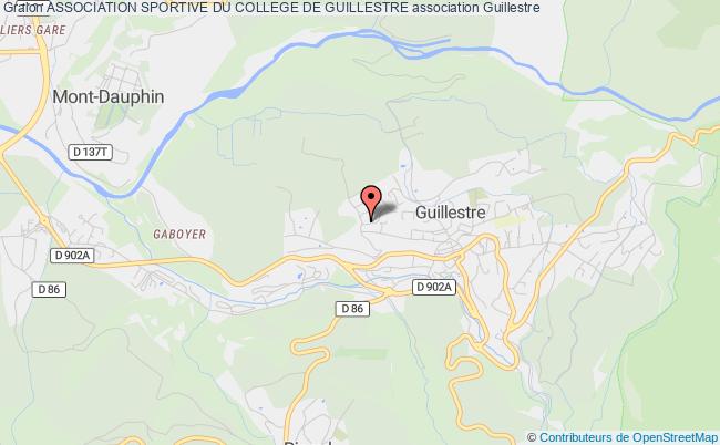 plan association Association Sportive Du College De Guillestre Guillestre