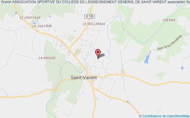 plan association Association Sportive Du College De L'enseignement General De Saint-varent Saint-Varent