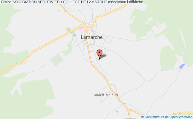 plan association Association Sportive Du College De Lamarche Lamarche