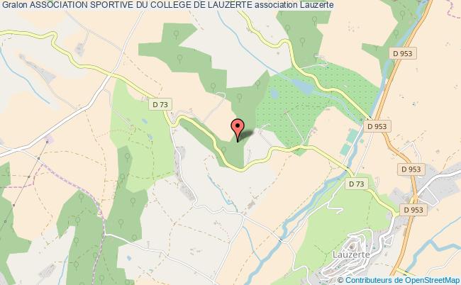 plan association Association Sportive Du College De Lauzerte Lauzerte