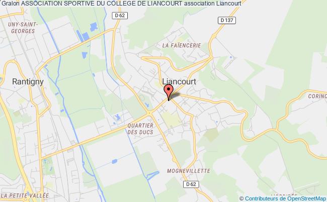 plan association Association Sportive Du College De Liancourt Liancourt
