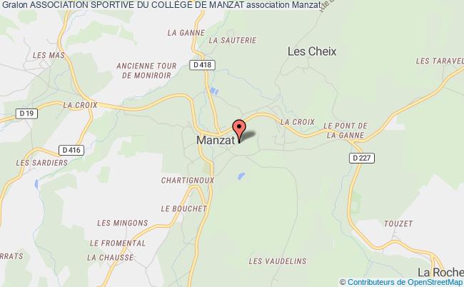 plan association Association Sportive Du CollÈge De Manzat Manzat