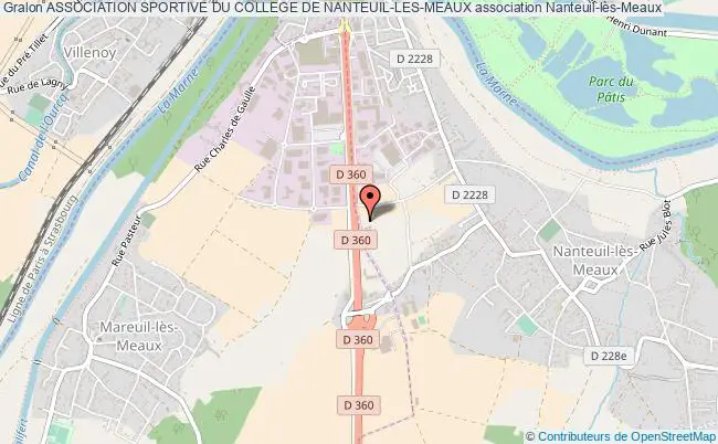 plan association Association Sportive Du College De Nanteuil-les-meaux Nanteuil-lès-Meaux
